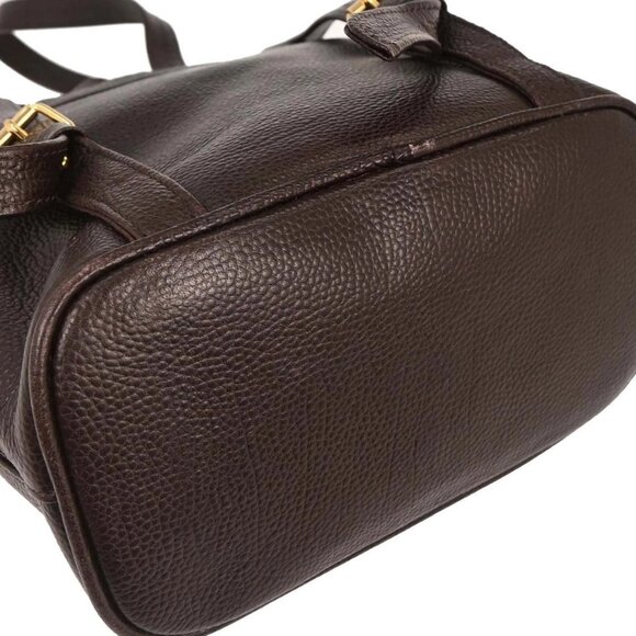 Yves Saint Laurent Brown Backpack 125381 - Picture 8 of 10